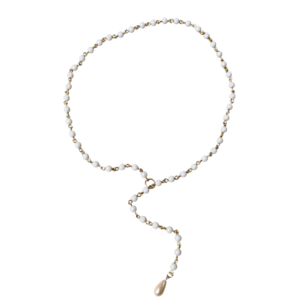 Frost Beaded Necklace