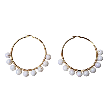 Frost Beaded Earrings