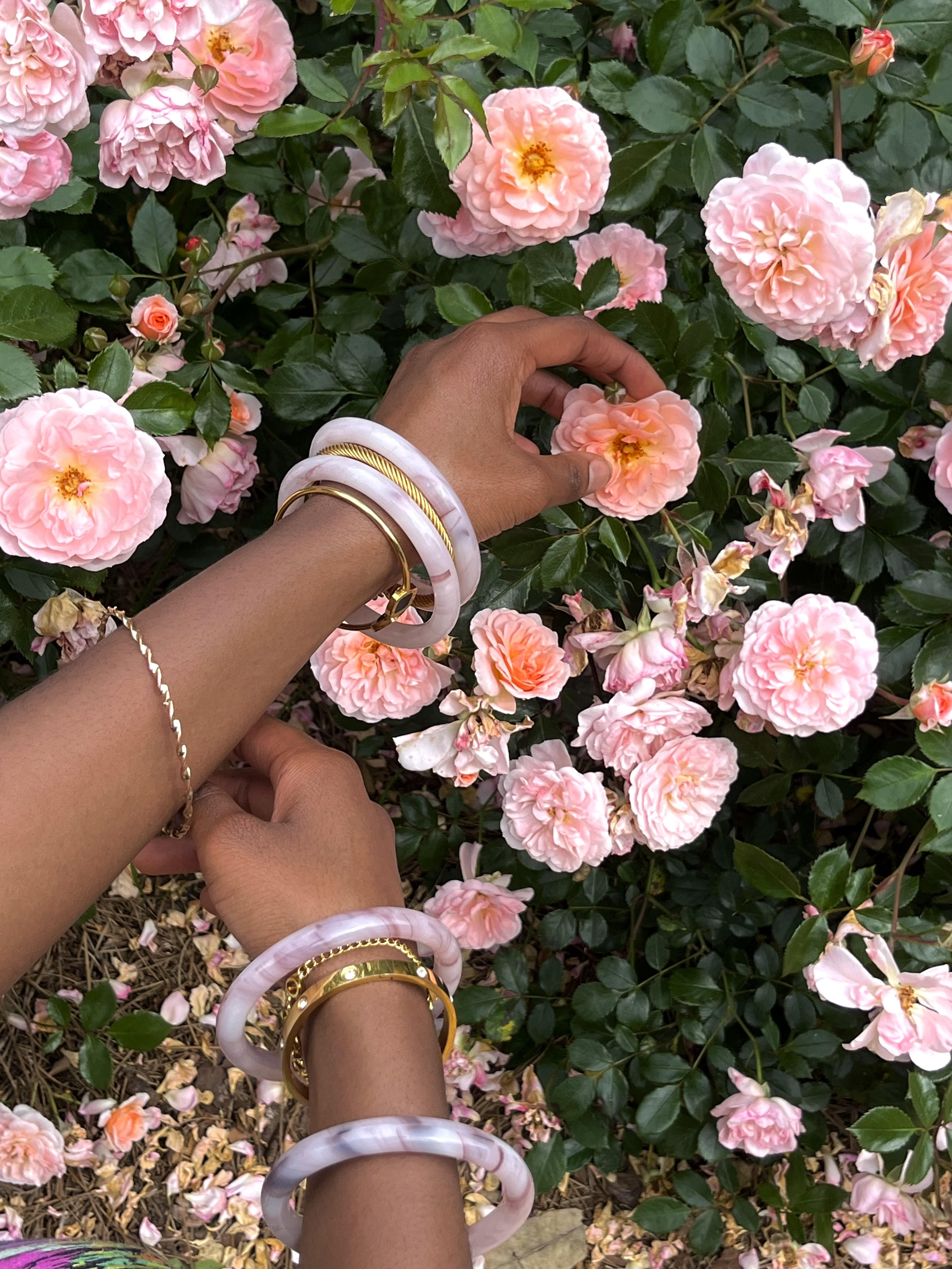 Air Glass Bangle Set