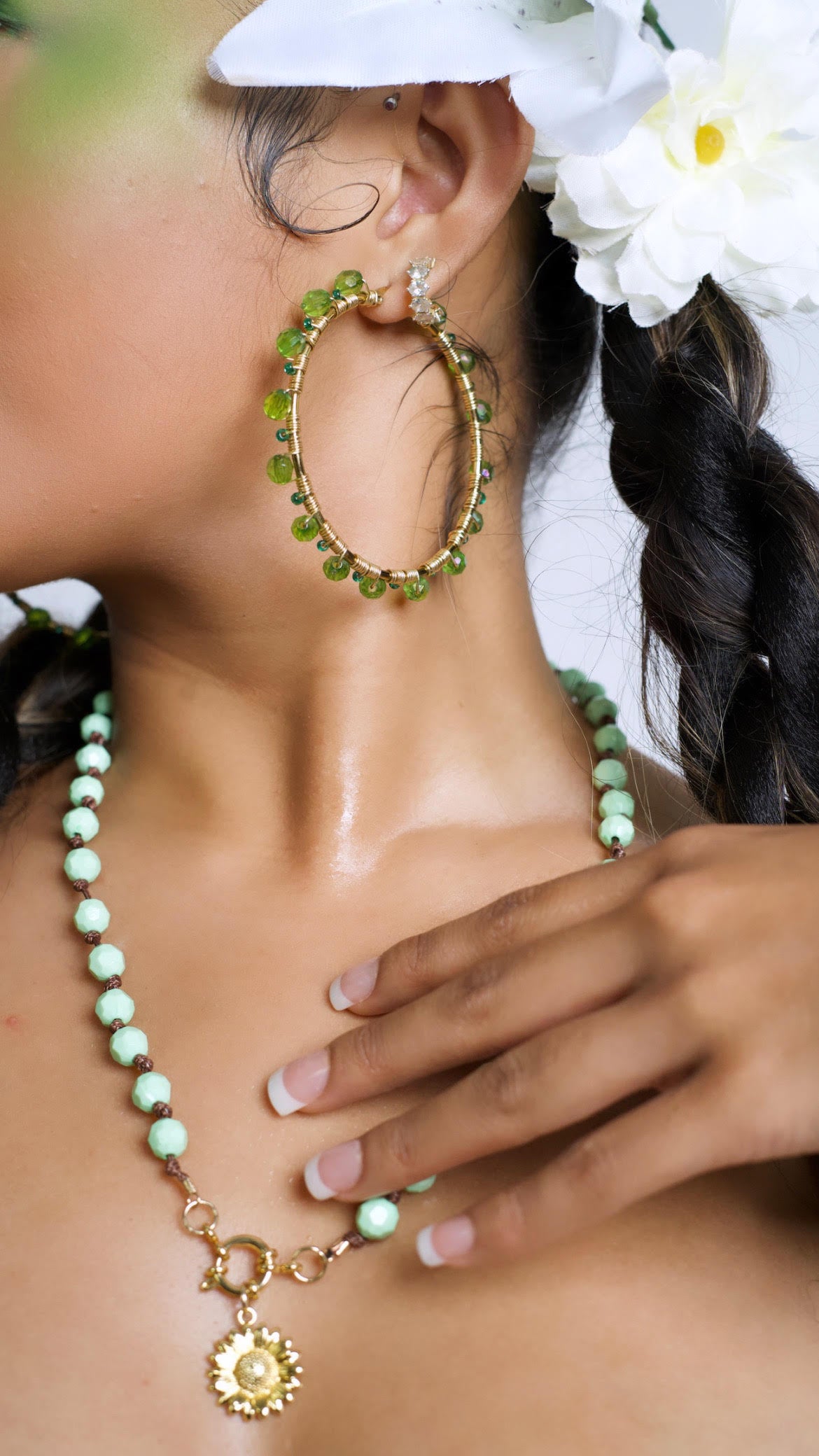 Canna Beaded Earrings