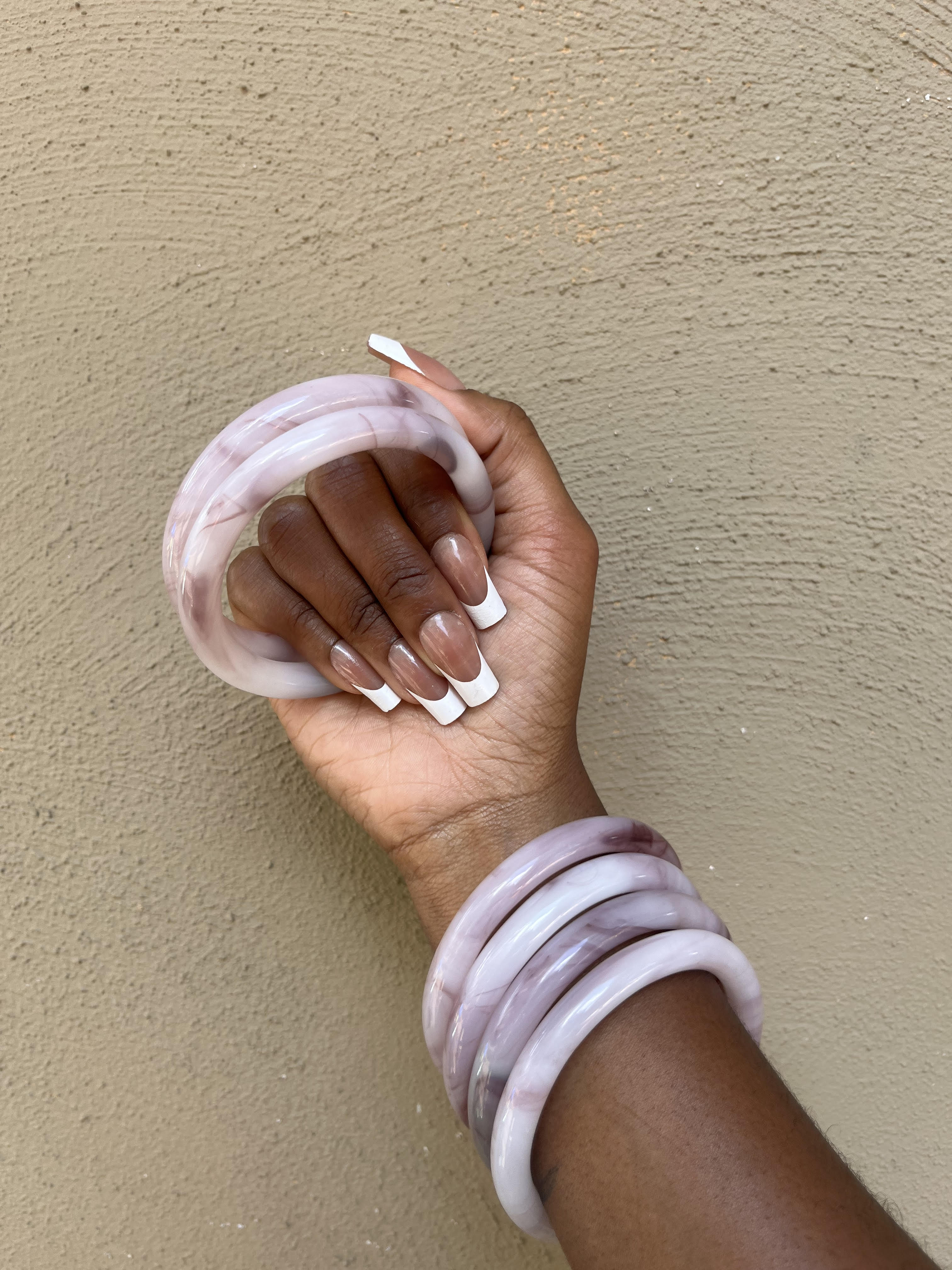Air Glass Bangle Set