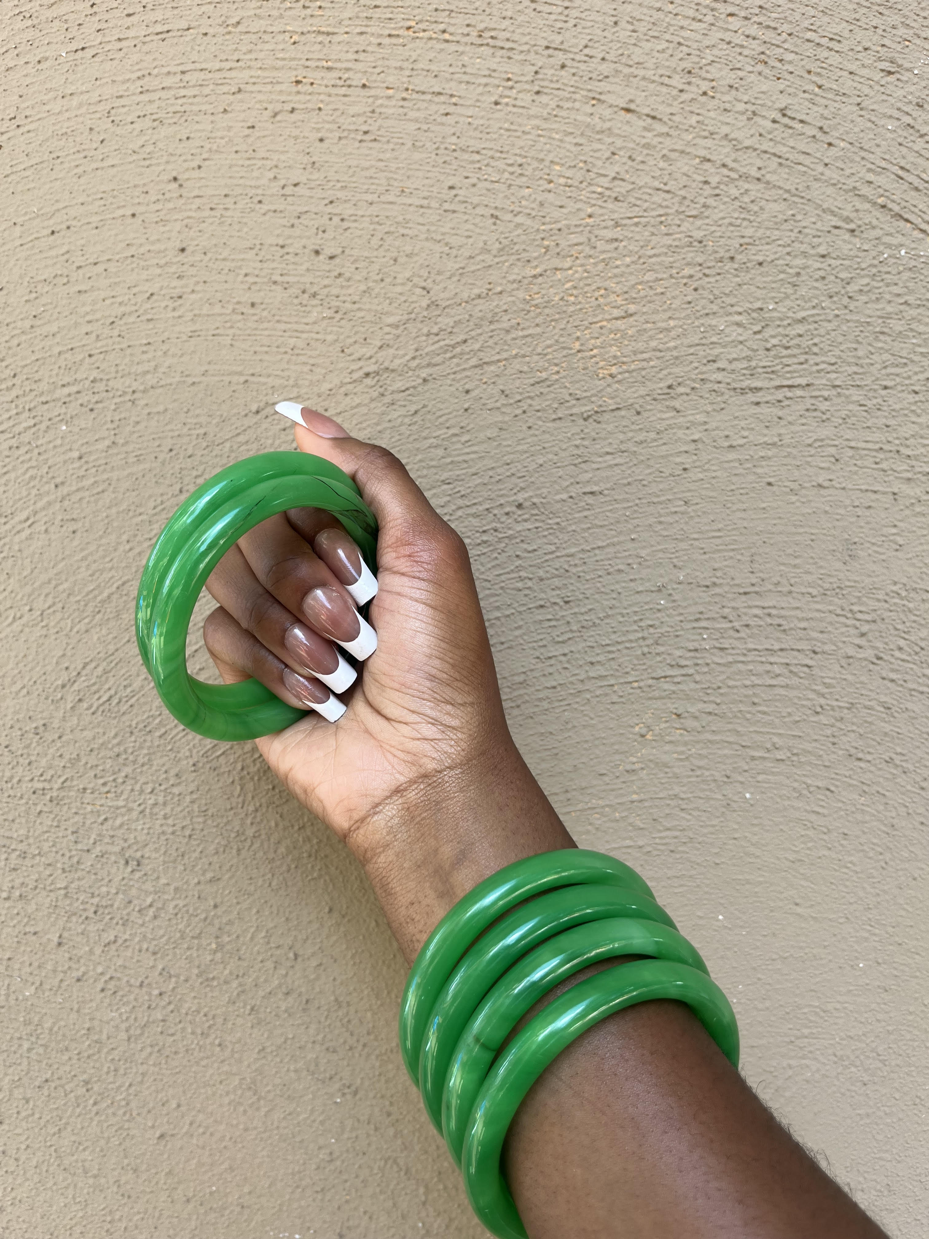 Earth Glass Bangle Set