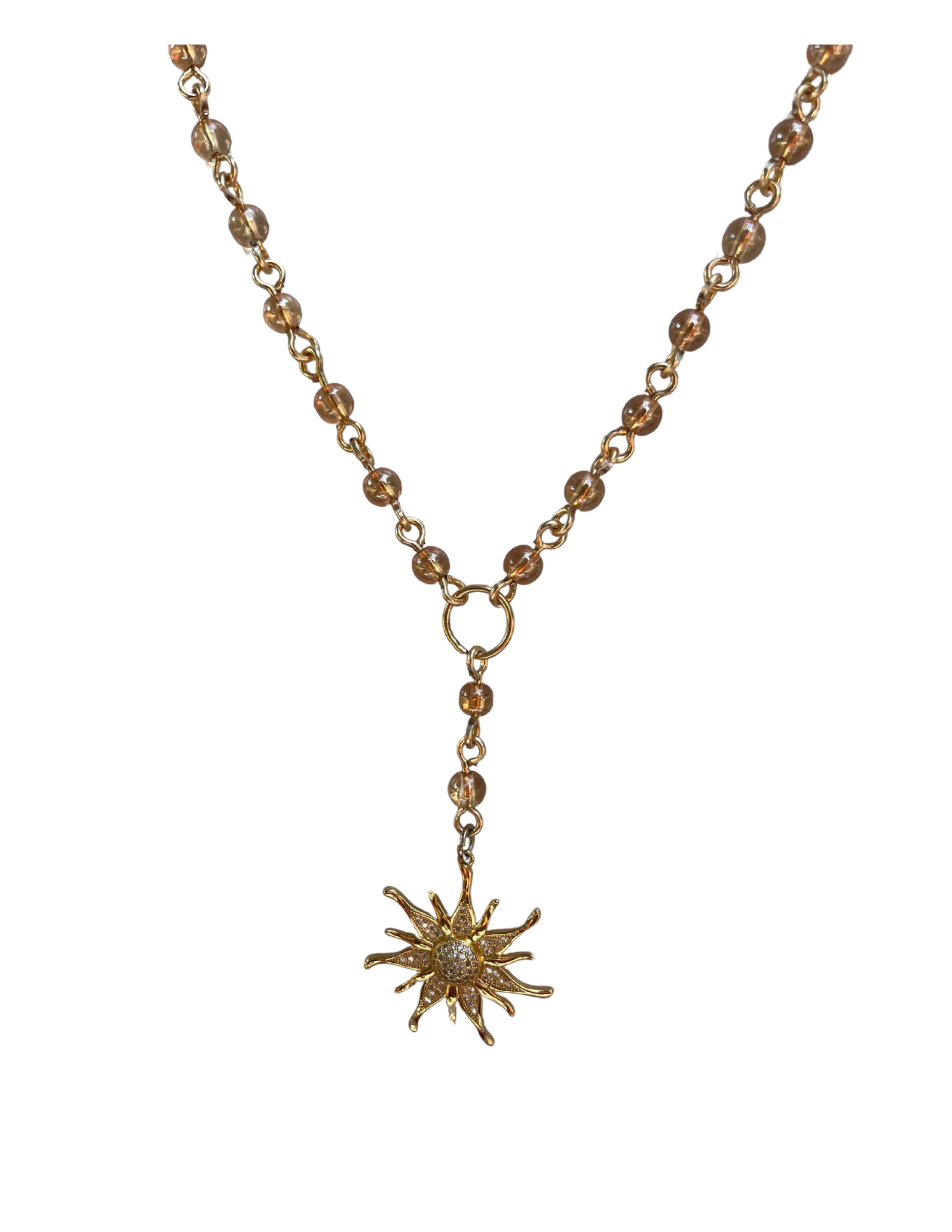 Light Beams Beaded Necklace